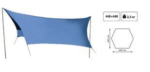 Тент со стойками Tramp Lite Tent blue TLT-036 фото