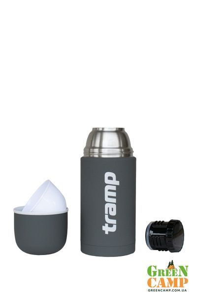 Термос TRAMP Soft Touch 0,75 л UTRC-108 Сірий UTRC-108-khaki фото