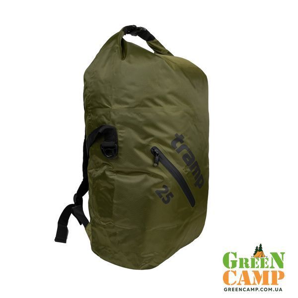 Герморюкзак TRAMP PVC Diamond Ripstop olive 25л UTRA-256 UTRA-256-olive фото