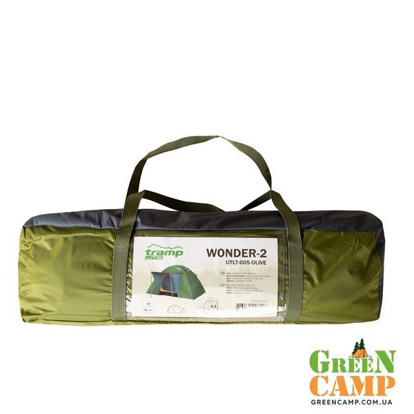 Палатка Tramp Lite Wonder 2 olive UTLT-005 UTLT-005-olive фото