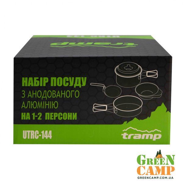 Набор посуды Tramp из анодированного алюминия на 1-2 персоны 1л UTRC-144 (025) UTRC-144 фото