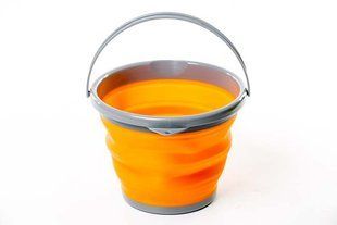 Ведро TRAMP складное силиконовое 5L Оранжевое TRC-092-orange фото