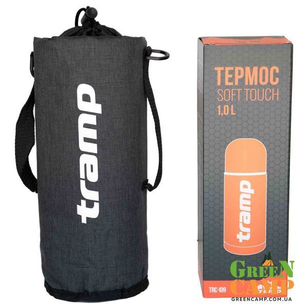 Термочохол для термоса Tramp Soft Touch 1,0 л Сірий TRA-293-olive-melange фото