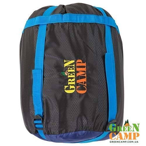 Спальник GreenCamp, ковдра, 350г/м2 GRC1009-BL GRC1009-BL фото