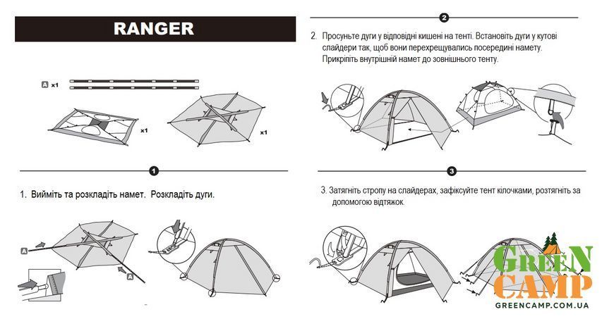 Палатка Tramp Ranger 3 (v2) TRT-126 TRT-126 фото