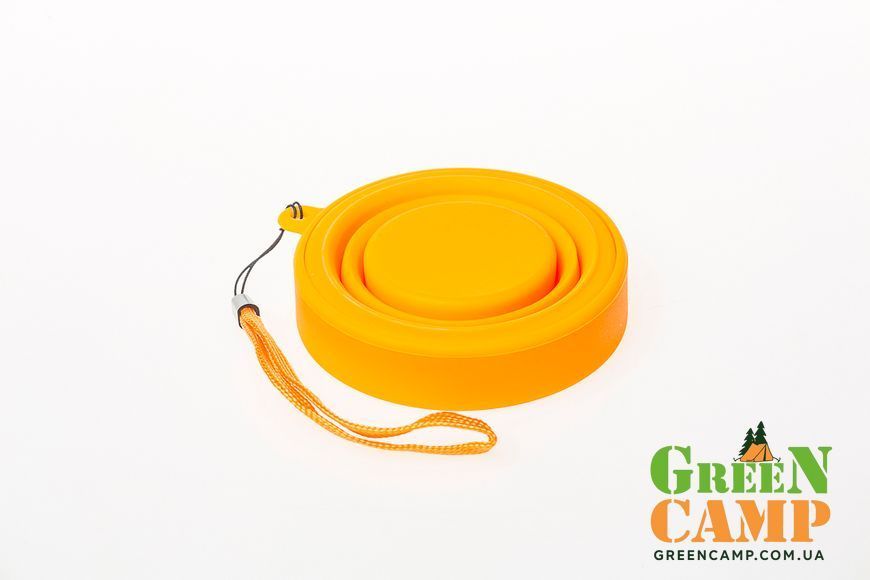 Стакан складаний TRAMP силіконовий з кришкою 180мл UTRC-083, Помаранчевий UTRC-083-orange фото